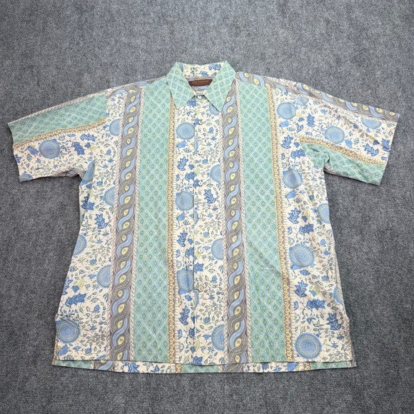 Tori Richard Other - Tori Richard Shirt Mens Large Button Up 100% Cotton Lawn Short Sleeve USA Made